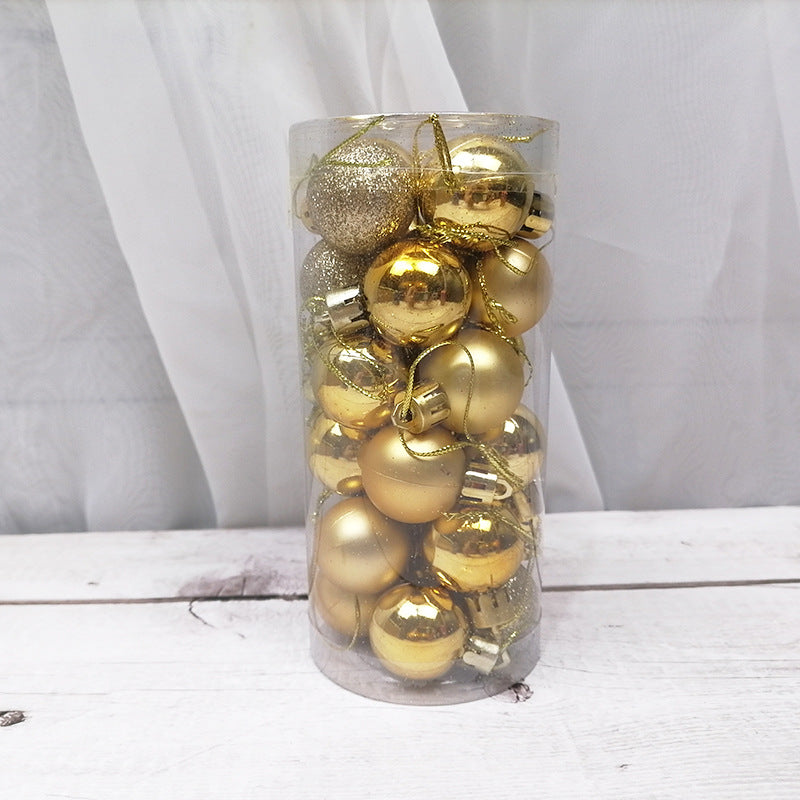 Christmas Decoration Shiny Matte Christmas Ball Holidays DealSniper.net Gold
