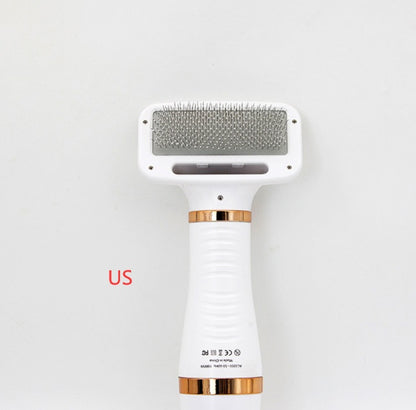 2 in 1 Pet Drying Brush Pet Hair Dryer Comb Pets Gym From House Gold US