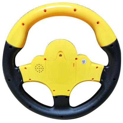 Sound and light  toy simulation steering wheel