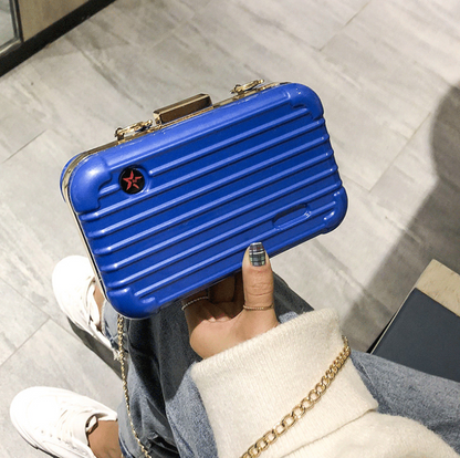 new hand holding mini suitcase small bag female small slung