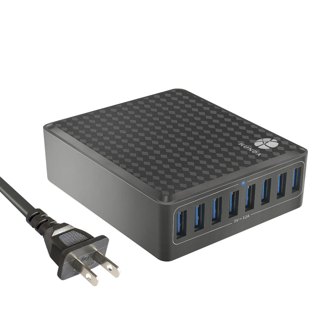 8-port USB universal power adapter for mobile phone Electronics DealSniper.net Black AU