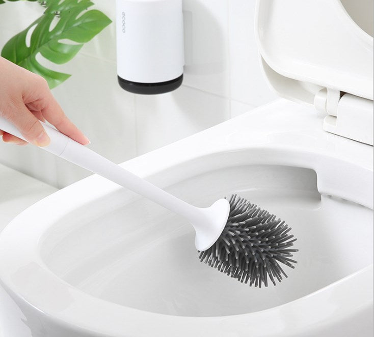 Non-stick Hair Soft Plastic Brush Head Toilet