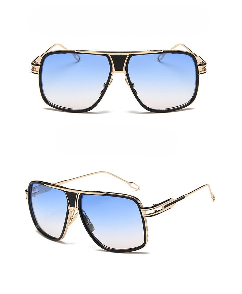 Sunglasses Men Brand Designer Sun Glasses Driving Oculos Men DealSniper.net Gradual blue