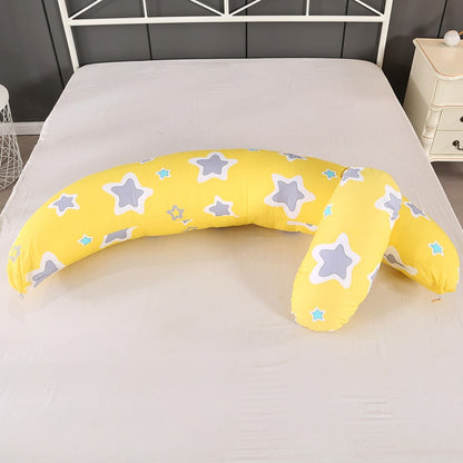 Moon Shape Multifunctional Baby Breastfeeding Pillow For Pregnant Home dealsniper-net