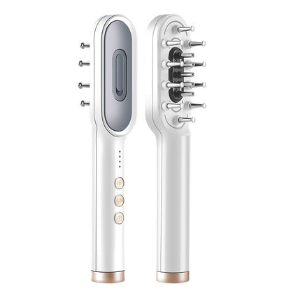 Beam Hair Comb Micro Current Radio Frequency Hair Growth Beauty dealsniper-net White USB