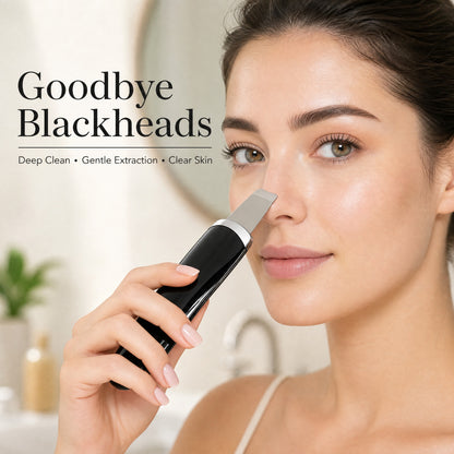 Electric Ultrasonic Skin Scrubber Face Spatula Home Ultrasonic Skin Scrubber Beauty Gym From House