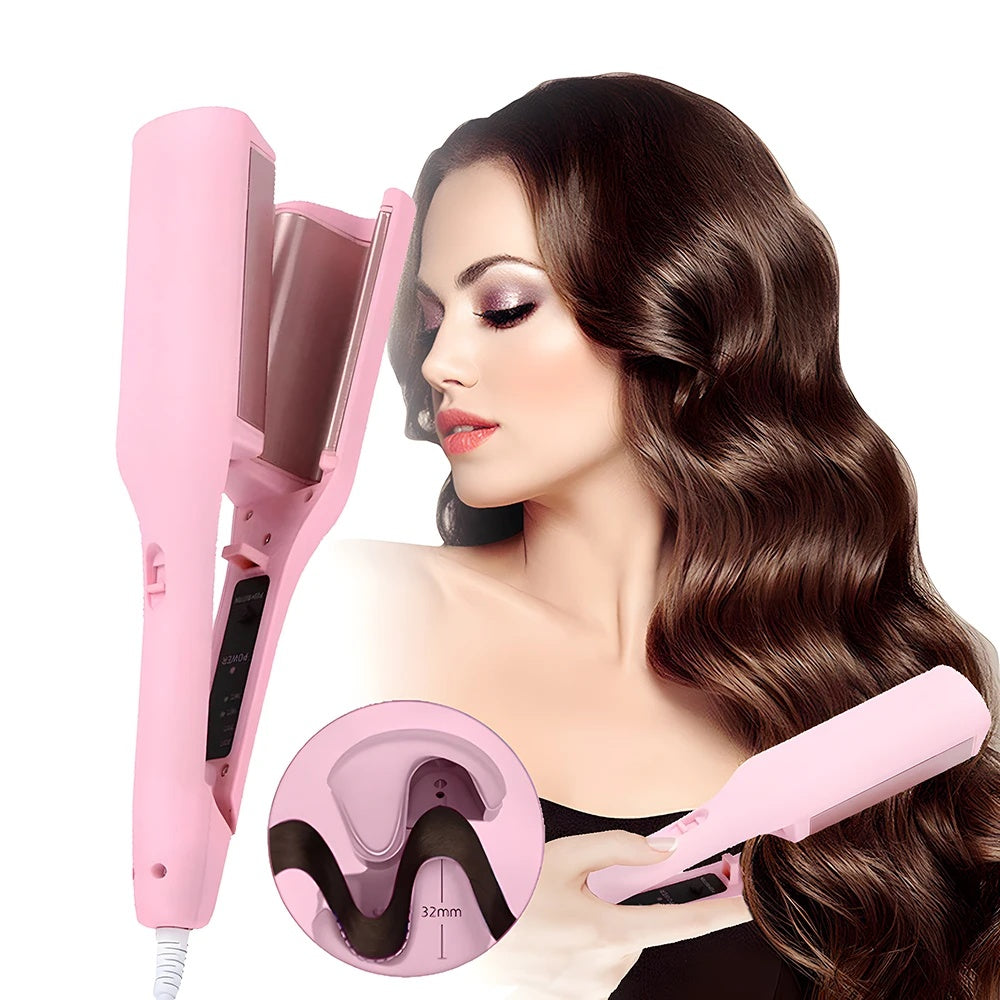 Hair Curling Iron 32mm Deep Wave Hair Curler Style Beauty DealSniper.net