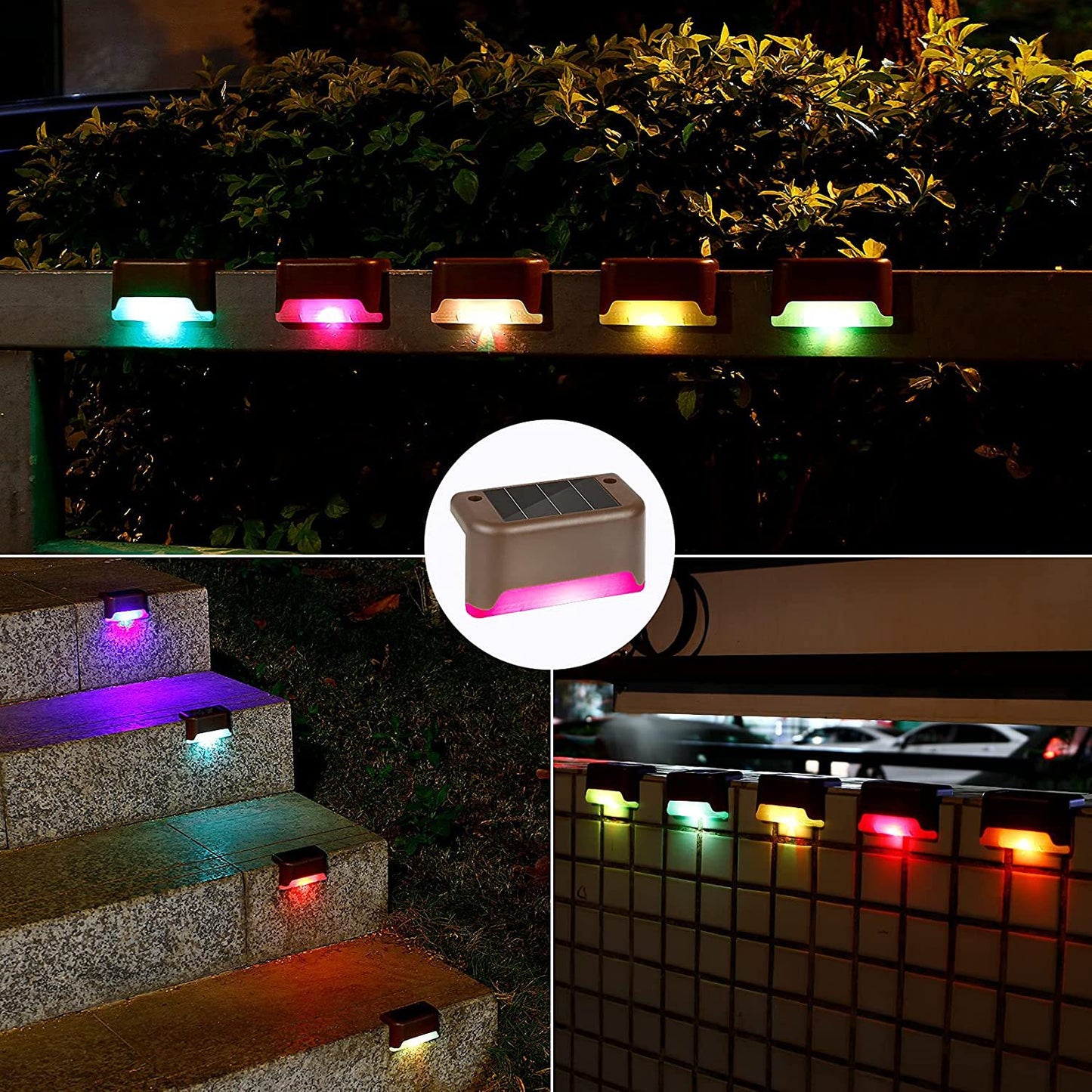 Solar Step Light Outdoor Garden Light Night Light LED Guide Light Garden dealsniper-net