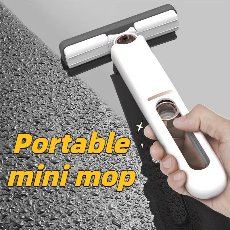 New Portable Self-NSqueeze Mini Mop, Lazy Hand Wash-Free Home dealsniper-net