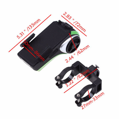 5 In 1 Double LED Bicycle Light Bluetooth Audio MP3 Player Vehicle DealSniper.net