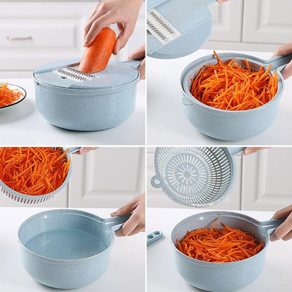 8 In 1 Mandoline Slicer Vegetable Slicer Potato Peeler Cutter