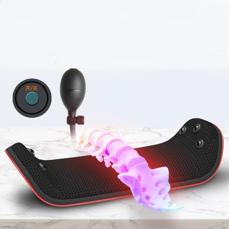 Relaxation Electric Lumbar Traction Device Waist Back Massager Vibration