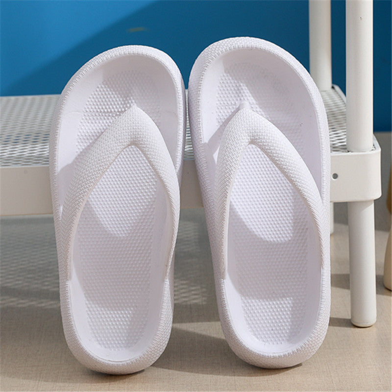 Clip Toe Shoes Eva Non-Slip Slippers Soft Sole Flip Flops Women dealsniper-net White 36and37