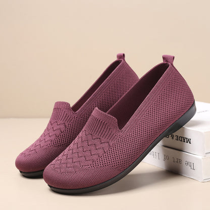 New Casual Breathable Flat Shoes Soft Bottom Women Gym From House