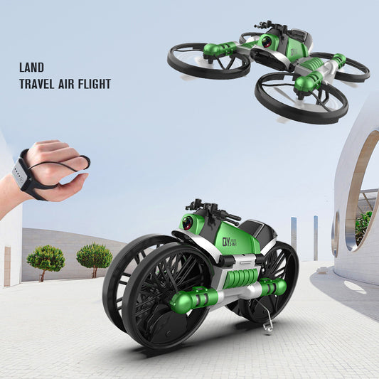 WiFi FPV RC Drone Motorcycle 2 in 1 Foldable Helicopter Electronics dealsniper-net