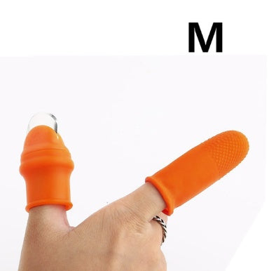Silicone Thumb Knife Finger Protector Gears Cutting