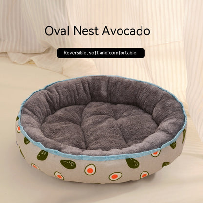 Four Seasons Universal Cat Nest For Deep Sleep Pets dealsniper-net Avocado L