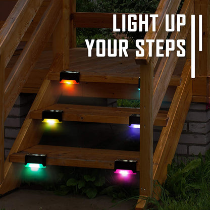 Solar Step Light Outdoor Garden Light Night Light LED Guide Light Garden dealsniper-net