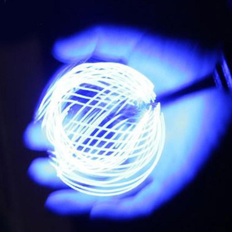 LED Light Balls Toy Luminous Rotating Floating Toy Spiral Kids Gym From House