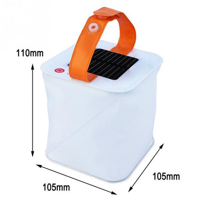 New LED Lantern Solar Collapsible Camp Flashlight Torch Light Outdoor DealSniper.net
