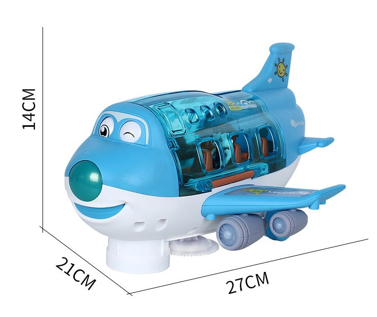 360 Rotating Electric Plane Airplane Toys For Kids Bump Kids dealsniper-net