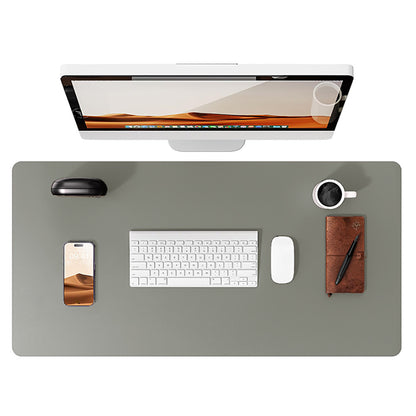 Leather Oversized Computer Office Keyboard Desk Mouse Pad Electronics DealSniper.net 60X35cm Light Gray