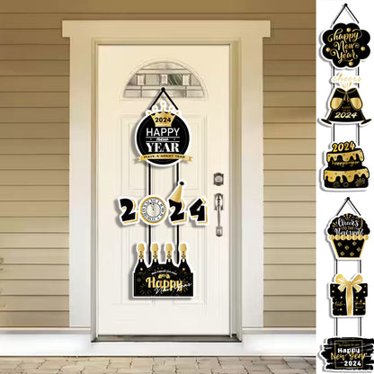 New Year Party Decoration Door Hanging Decoration House Gym From House