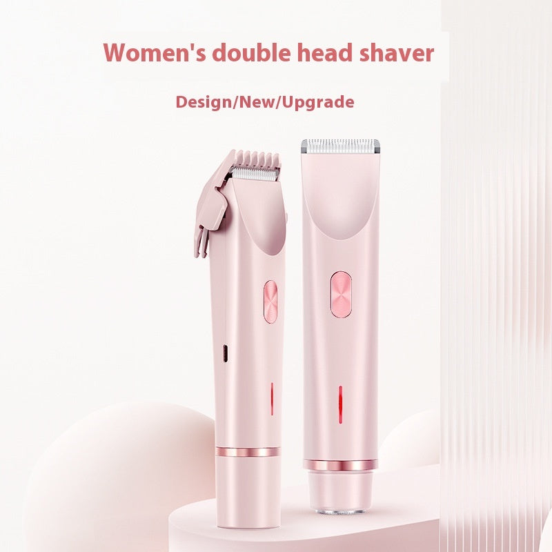 2 In 1 Hair Remover Women's Double Head Shaver Beauty DealSniper.net