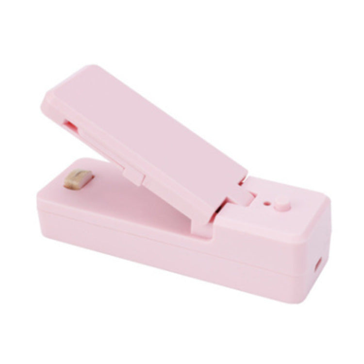 New Household Mini Snack Packaging Bag Heat Sealing Machine Artifact Kitchen DealSniper.net Pink