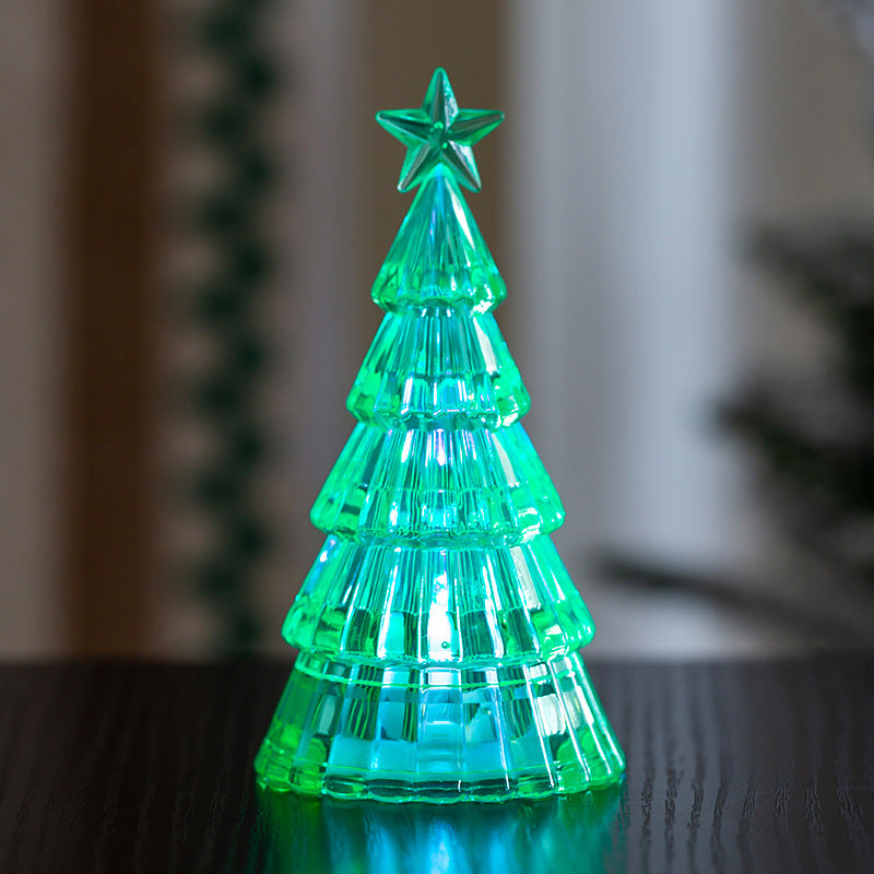 Christmas Decorations Mini Luminous Crystal Christmas Tree Home Decor DealSniper.net Large green lanterns