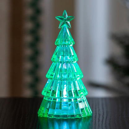 Christmas Decorations Mini Luminous Crystal Christmas Tree Home Decor DealSniper.net Large green lanterns
