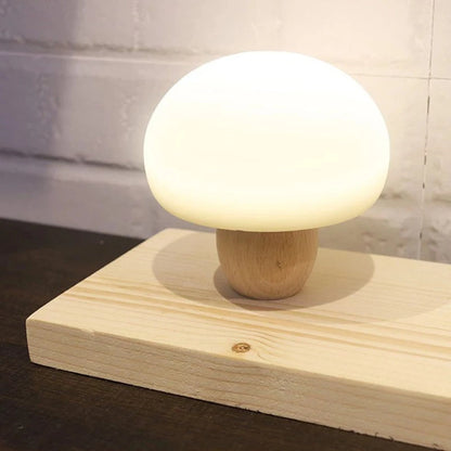 Silicone LED Night Lamp Brightness Adjustable Mushroom Pat