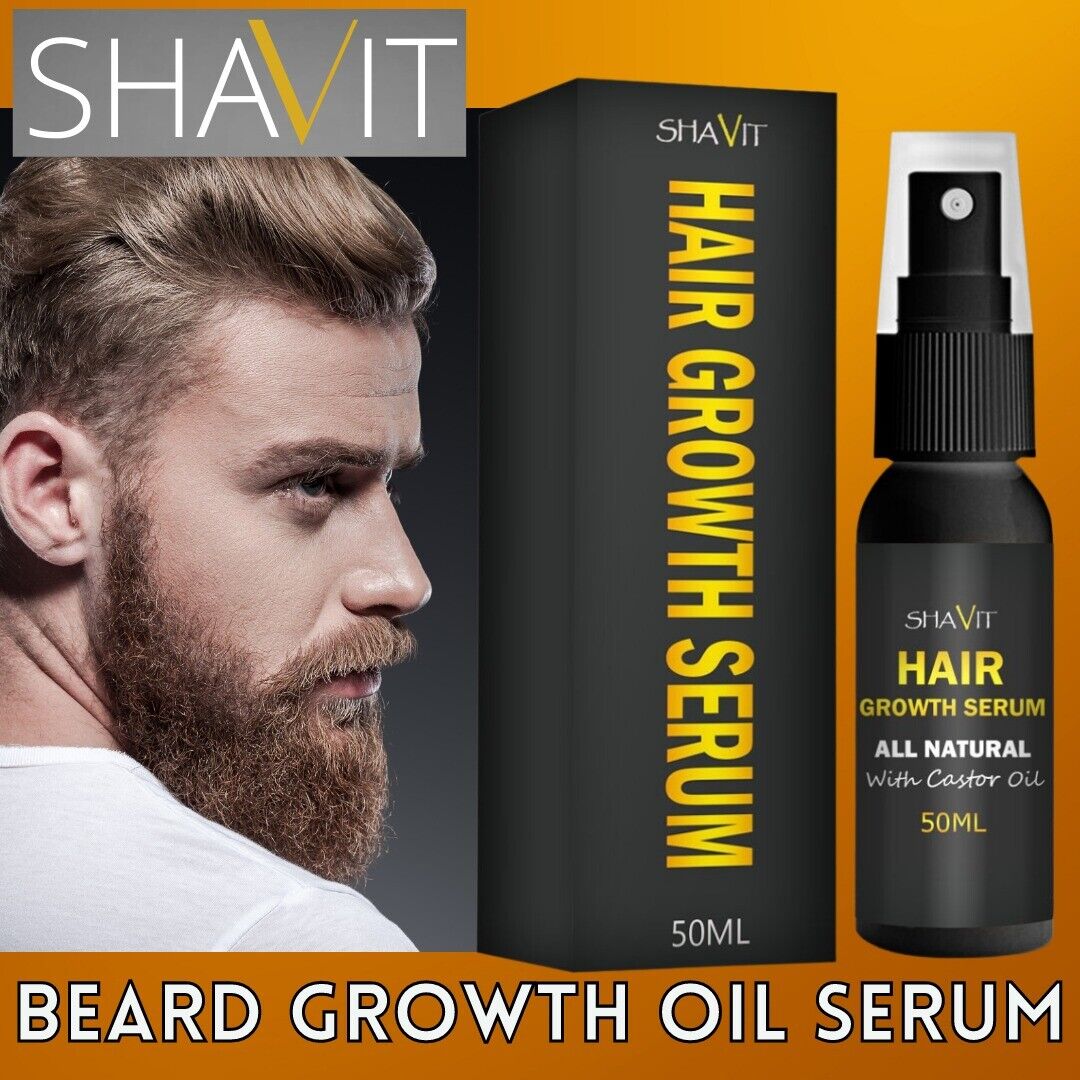 Mens Beard Growth Oil Serum Fast Growing Mustache Facial Hair Treatment For Men Beauty dealsniper-net