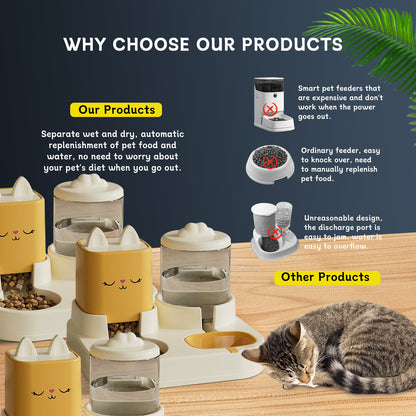 Super Cute Appearance Pet Feeding And Drinking Device Pets dealsniper-net