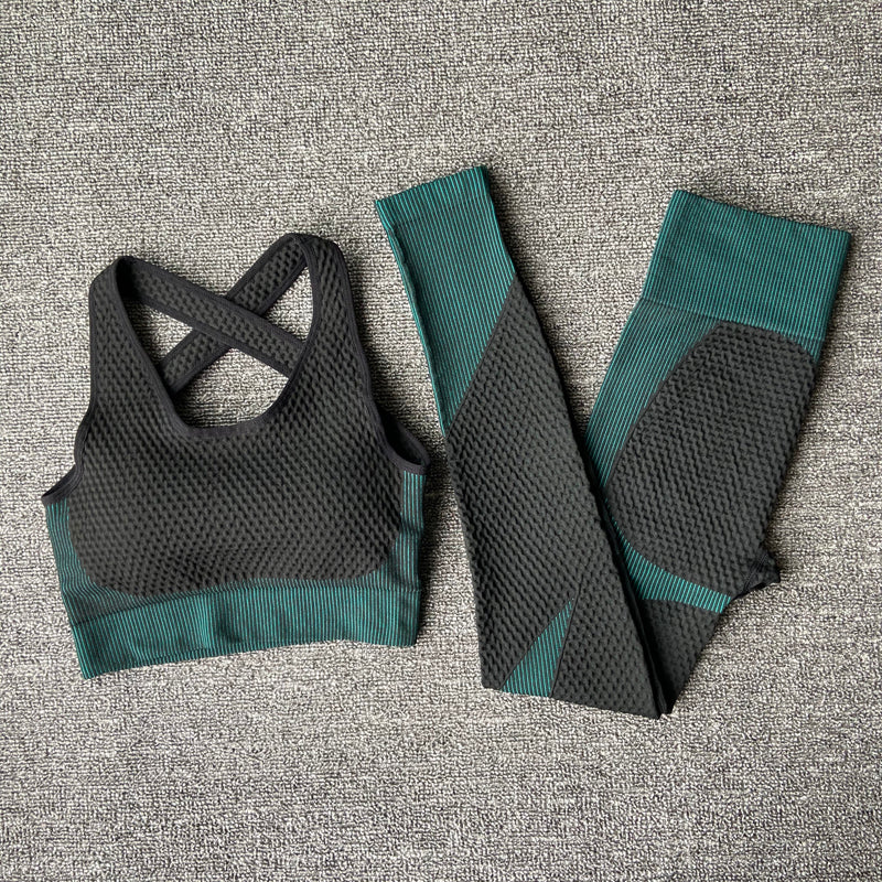 Yoga sets female sport gym suit Women Gym From House