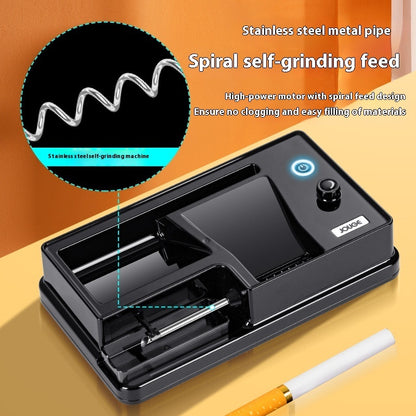 Electric Dual-purpose Automatic Cigarette Rolling Machine Electronics dealsniper-net Black Dual purpose digital display EU plug