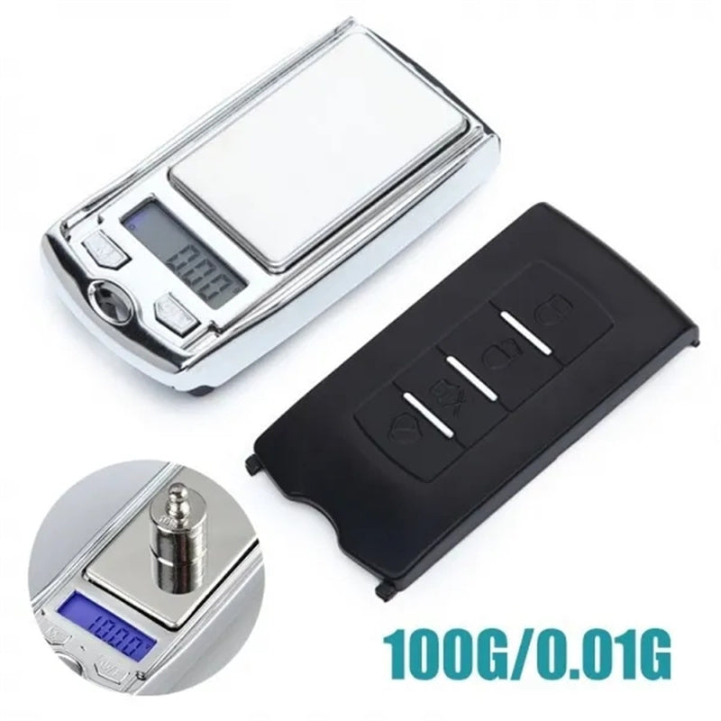 Portable Mini Digital Pocket Scales 100g 0.01g For Gold Sterling Vehicle Gym From House