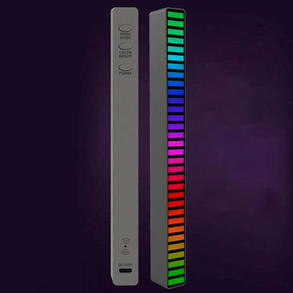 New Car Sound Control Light RGB Voice-Activated Music