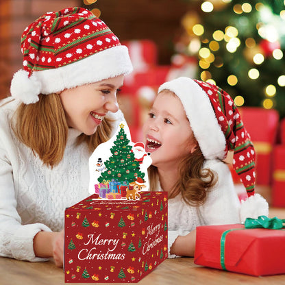 Red Christmas Money Box Christmas Party Decoration Holidays dealsniper-net