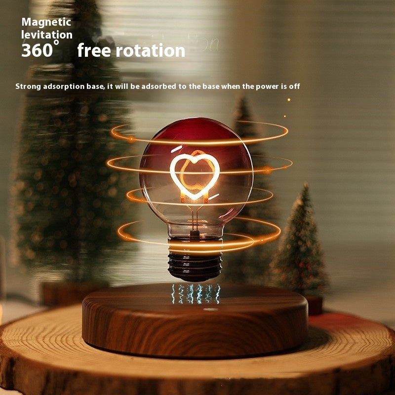 Magnetic Suspension Bulb Love Small Night Lamp Desktop Decoration Home Decor DealSniper.net
