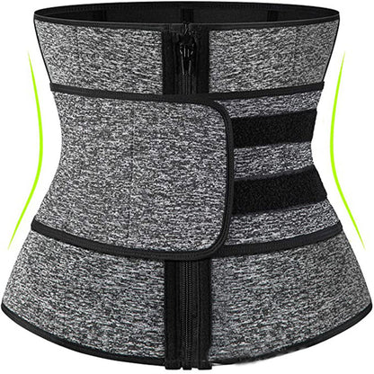 Tummy Sweat Shapewear Bodysuits Women Waist Trainer Women dealsniper-net One belt grey 2XL