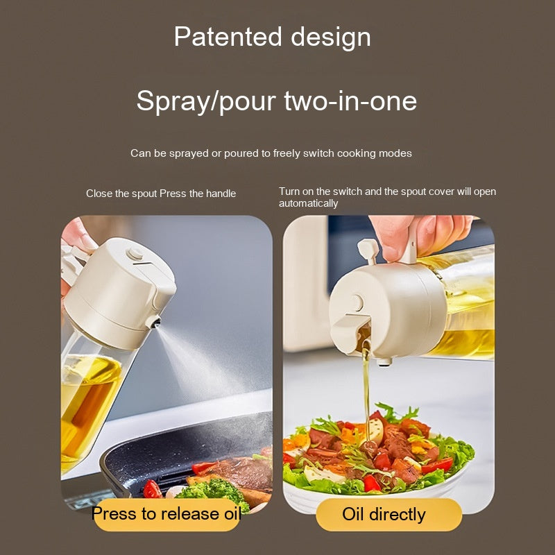 470ML Olive Oil Sprayer Dispenser For Cooking Kitchen dealsniper-net