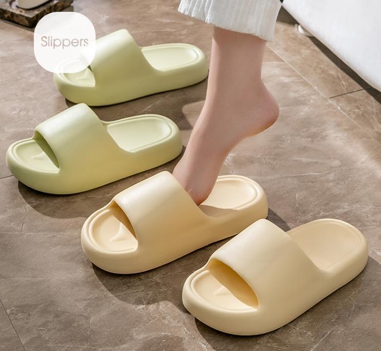 Bread Shoes Home Slippers Non-slip Indoor Bathroom Slippers Women dealsniper-net