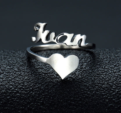 Customized Name Men Women Ring Rings Jewelry Jewelry Gym From House Stainless Steel 10