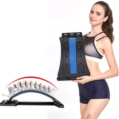 Back Stretcher Adjustable Back Cracker Massage Waist Neck Fitness