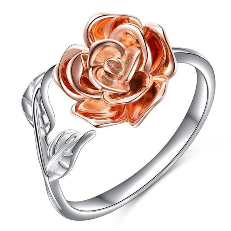 Rose Adjustable Ring Jewelry dealsniper-net