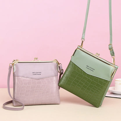 Lock Shoulder Bags Women Alligator Crossbody Phone Bag Women DealSniper.net