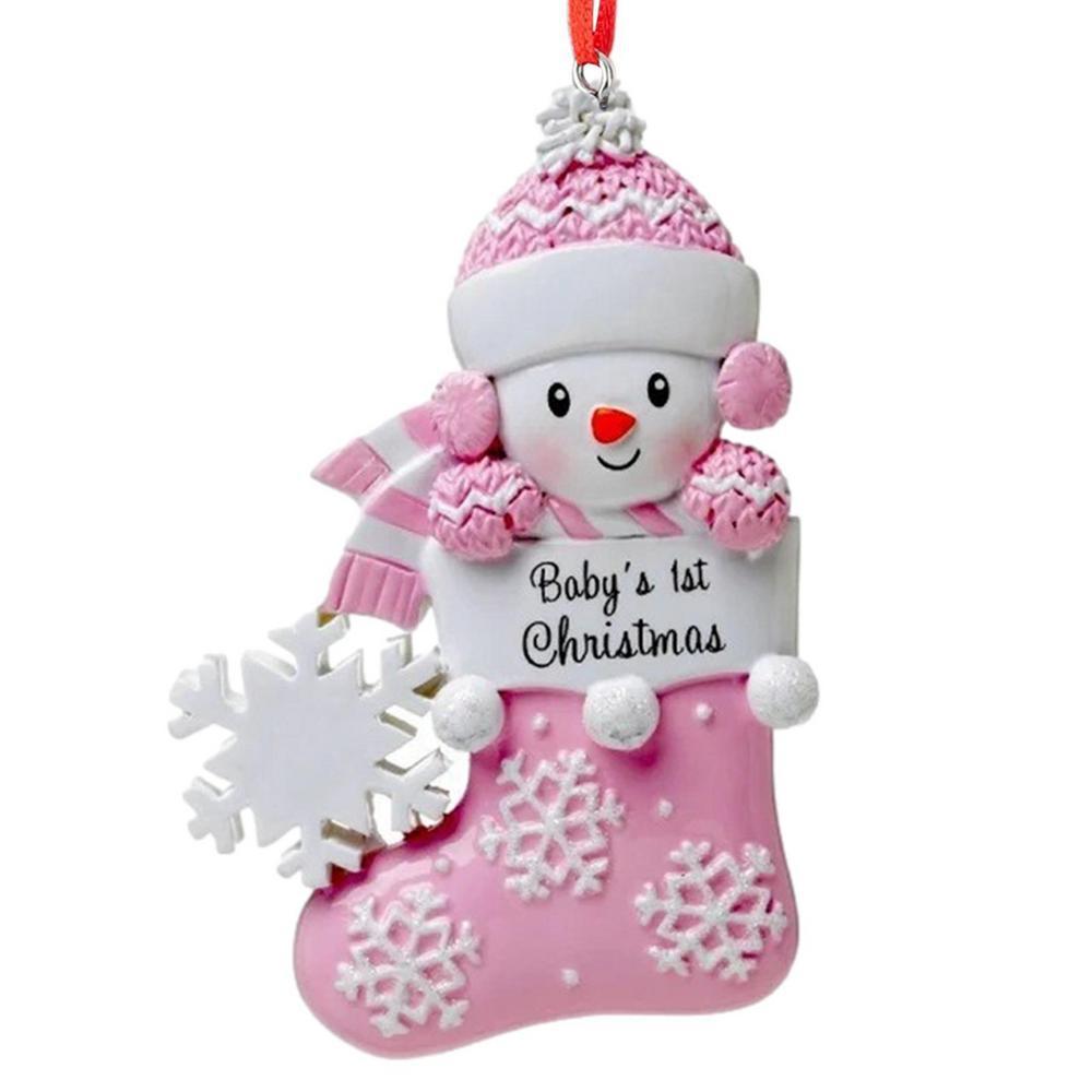 Christmas Automobile Hanging Ornament Mini Socks Holidays dealsniper-net Pink