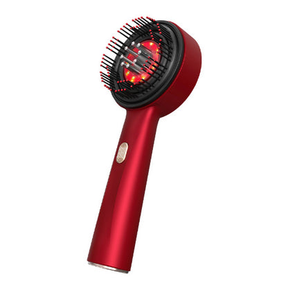 Electric Massage Comb Home Scalp Drain Comb Health DealSniper.net Red