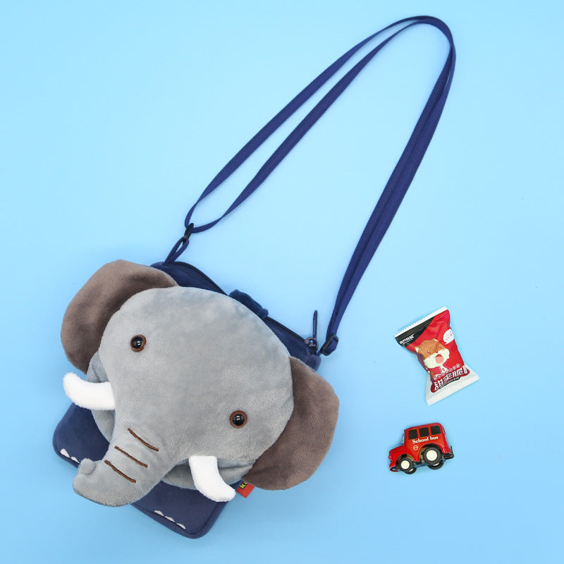 Cute Cartoon Children's Crossbody Bag Kids DealSniper.net Elephant